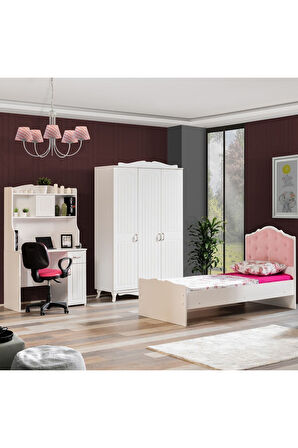 Su Genç Odası - 3 Kapılı Dolap, Karyola, Masa