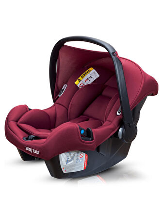 Baby Enzo Taşıma Ana Kucağı / Oto Koltuğu 0-13 kg Bordo