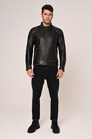 Vexo Vintage Deri Motosiklet Montu