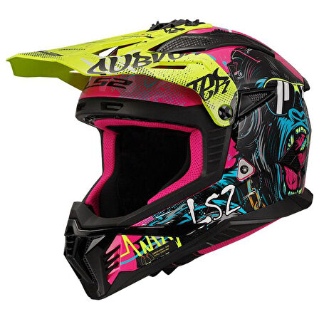 Ls2 Fast 2 Gorilla Kros Kask