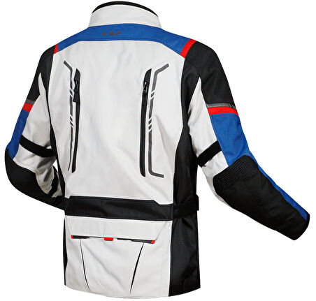 LS2 NARVIK MONT MAVİ-SİYAH-GRİ-KIRMIZI