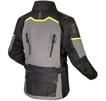 LS2 APOLLO MONT SİYAH-GRİ-NEON SARI