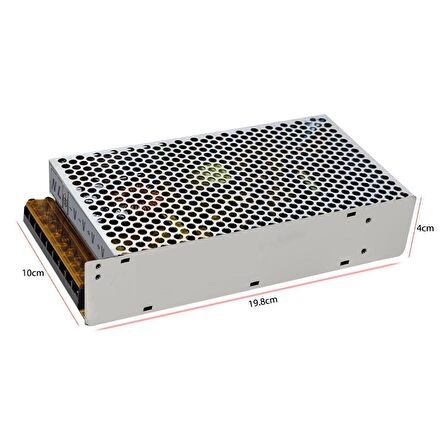 Polaxtor 24V 10A Adaptör Metal Kasa 24 Volt 10 Amper