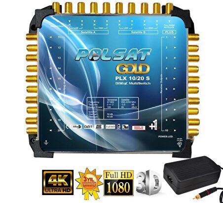 Polsat Uydu Santrali 10/20 Sonlu Santral 3 Yıl Garanti