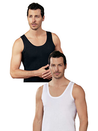 Şahinler 6'lı Paket Askılı Erkek Atlet Pamuklu - E002 - E005