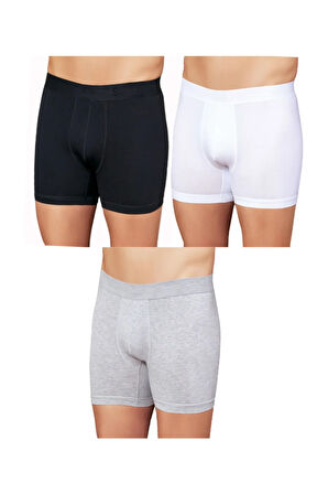 6 Adet Likralı Erkek Boxer - E031