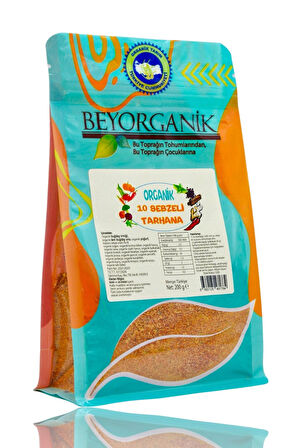 Organik 10 Sebzeli Tarhana (PESTİSİT VE AFLATOKSİN ANALİZLİ) 200gr