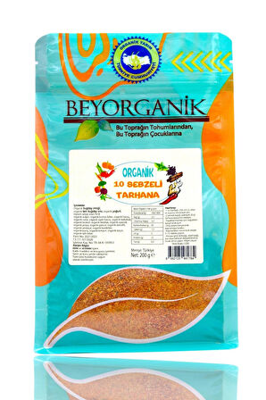 Organik 10 Sebzeli Tarhana (PESTİSİT VE AFLATOKSİN ANALİZLİ) 200gr