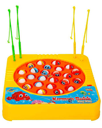 Kayyum Oyuncak Kırmızı Balık Kaç Kaç Balık Tutma Oyun Seti 4010