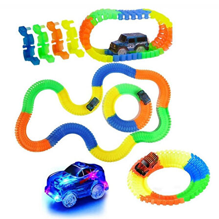 Magic Tracks Hareketli Raylar Yol Seti  384 Parça+2 Araba