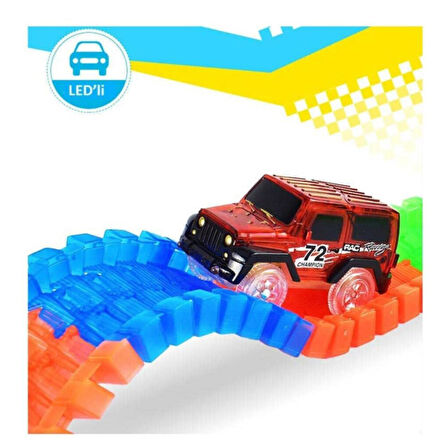 Magic Tracks Hareketli Raylar Yol Seti  384 Parça+2 Araba