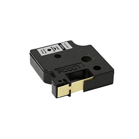 Foogy Dymo D1 Muadili Etiket Plastik Gri - 12 mm x 7 mt - 45429 - Eko Paket 5 li