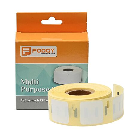 Foogy Dymo Muadili LW Etiket 25 mm x 25 mm - 750 Adet