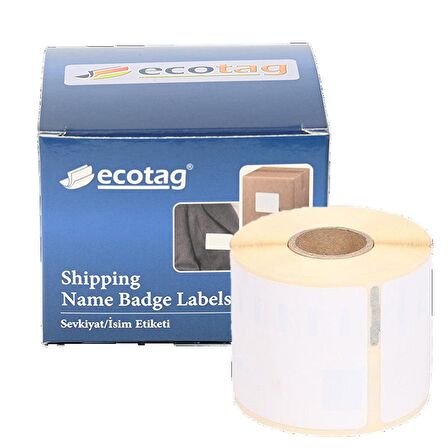 Ecotag Dymo Muadili Yazıcı Etiketi 190 mm x 59 mm