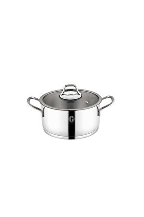Crotone Tencere 16 cm - Krom