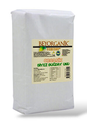 Organik Siyez Buğday Unu 1kg (PESTİSİT VE AFLATOKSİN ANALİZLİ)