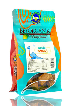 Organik Bebek Bisküvisi 150gr +6ay (PESTİSİT ANALİZLİ)  