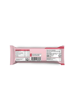 Waspco Çilek Aromalı Yüksek Proteinli Bar 40 gr 