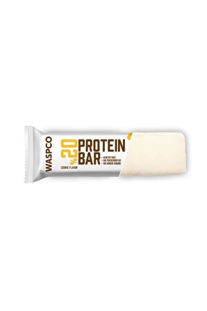 Waspco Protein Bar Karma Kutu 40g 12 Adet Çilekli ve Kurabiye Aromalı