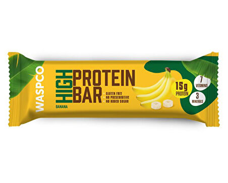 Waspco Muzlu Yüksek Protein Bar 50 gr 