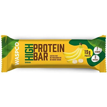 Waspco Muzlu Yüksek Protein Bar 50 gr 