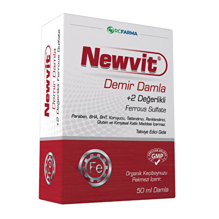 Newvit Demir Damla 50ml