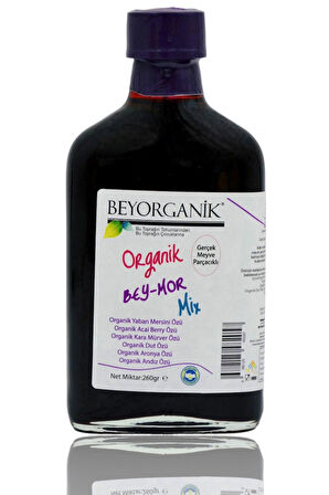 Organik Bey Mor Mix 260gr (PESTİSİT VE AĞIR METAL ANALİZLİ)