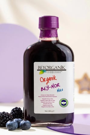 Organik Bey Mor Mix 260gr (PESTİSİT VE AĞIR METAL ANALİZLİ)