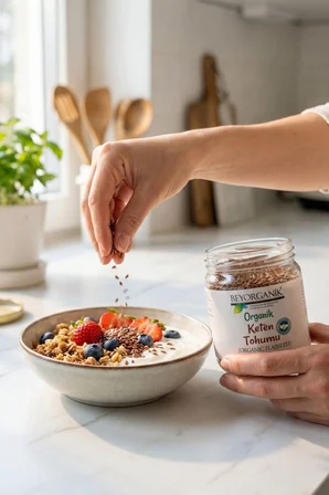Organik Keten Tohumu 100gr