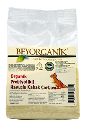 BEYORGANİK Prebiyotikli Havuçlu Kabak Çorbası 160gr