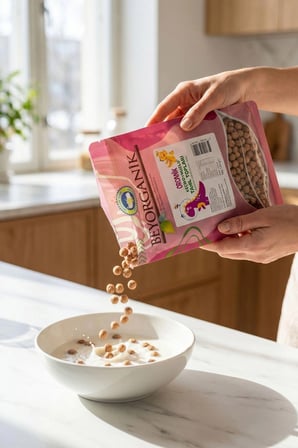 Organik Keçiboynuzlu Tahıl Topları 150gr