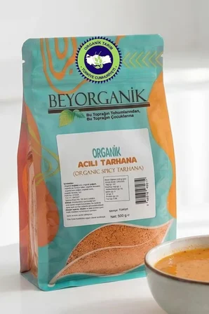 Organik Acılı Tarhana 500gr (PESTİSİT ANALİZLİ)