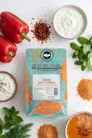 Organik Acılı Tarhana 500gr (PESTİSİT ANALİZLİ)