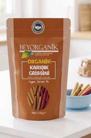 Organik Karışık Grissini 120gr