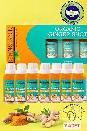 Organik Ginger Shot (PESTİSİT ANALİZLİ)
