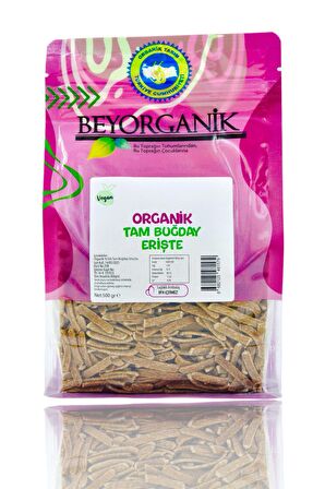 Organik Tam Buğday Erişte 500gr