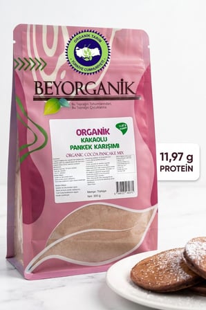 Organik Kakaolu Pankek Karışımı 300gr