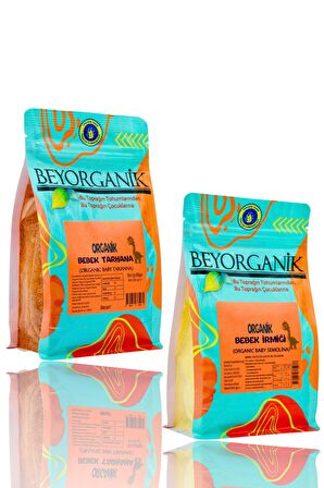 Organik Bebek Tarhanası 500gr / Bebek irmiği 350gr 2*li Paketi