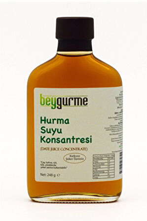 Hurma Suyu Konsantresi 248gr (PESTİSİT ANALİZLİ)