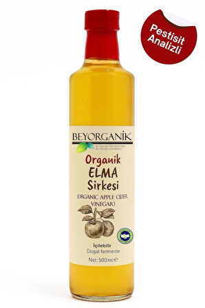 Organik Elma Sirkesi 500ml (PESTİSİT ANALİZLİ)