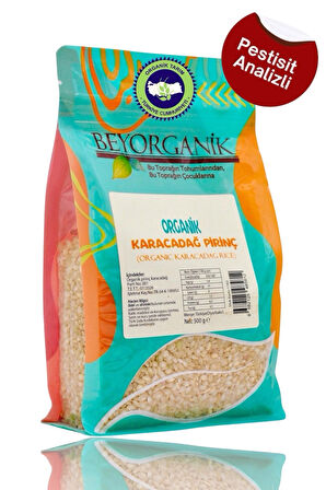 Organik Pirinç Karacadağ 500gr (PESTİSİT VE AFLATOKSİN ANALİZLİ)