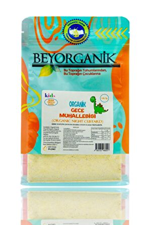 Organik Gece Muhallebisi 200gr (REZENE PAPATYA İLAVELİ)