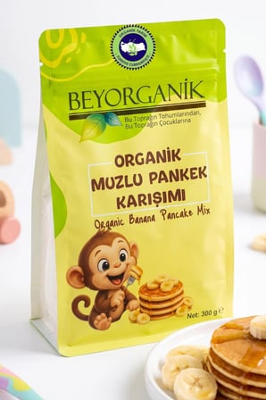 ORGANİK Muzlu Pankek Karışımı 300gr