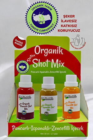 Organik Detox Shot Mix  (PESTİSİT ANALİZLİ)