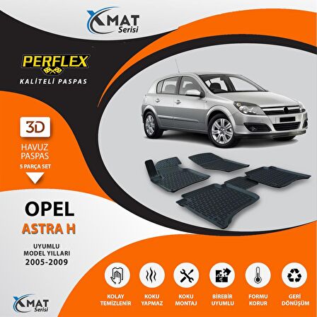 Perflex Paspas 3D Havuzlu X-Mat Astra H 2005-2009