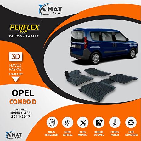 Perflex Paspas 3D Havuzlu X-Mat Combo D 2011-2017