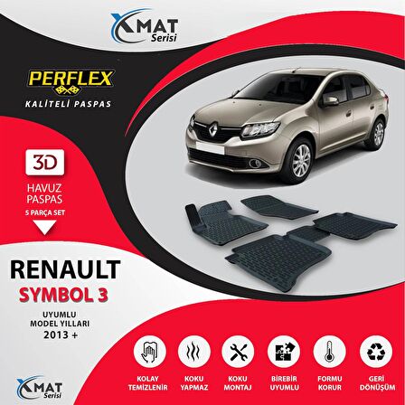 Perflex Paspas 3D Havuzlu X-Mat Symbol 3 2013+