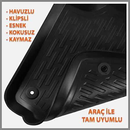Perflex Paspas 3D Havuzlu X-Mat Leon 2013-2020