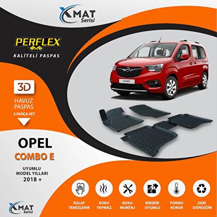 Perflex Paspas 3D Havuzlu X-Mat Combo E 2018+