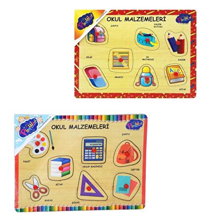 BSSM Fantastik 14 Parça Magnetli Çocuk Puzzle